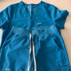 FIGs Extreme Blue Scrubs set